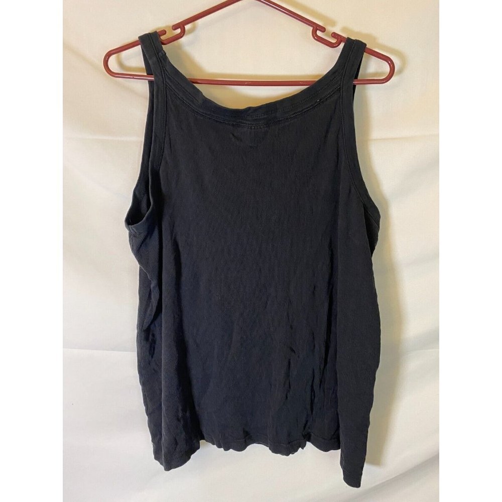 Women’s Plus Tank Top Black 3X Goth Grunge - Picture 2 of 2